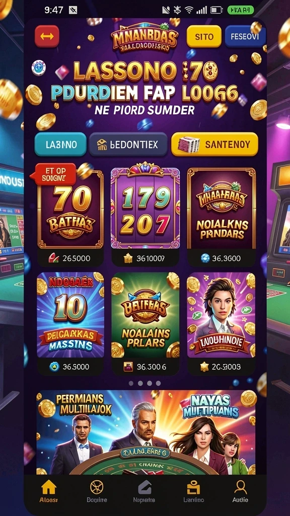 8180 - Menu utama yang intuitif dan mudah dinavigasi.