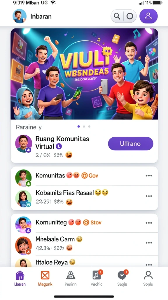 atom138 - Tampilan antarmuka pengguna yang ramah dan mudah digunakan.