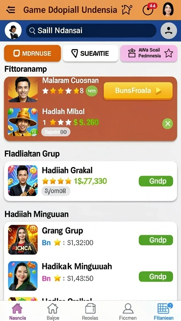 cinema77 - Antarmuka pengguna yang sederhana dan jelas.