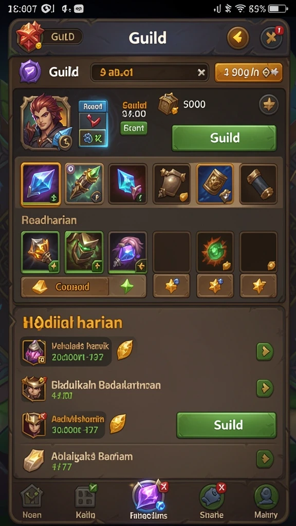 gt108 - Tampilan karakter yang dapat dikustomisasi.