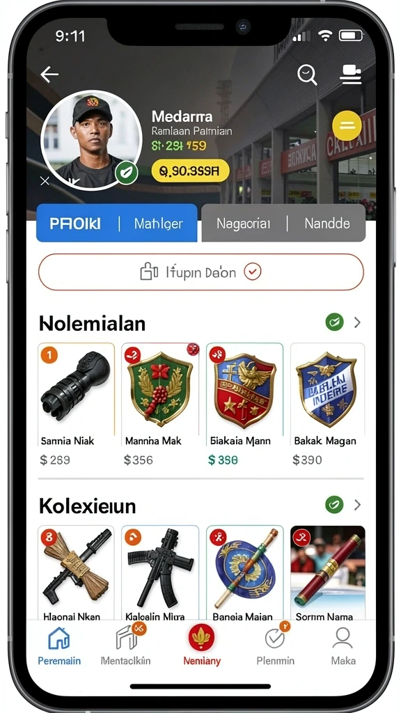 jktgame - Screenshot menyajikan antarmuka pengguna yang intuitif.