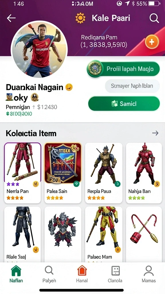 rajaclub - Grafis yang memukau dan animasi keren.